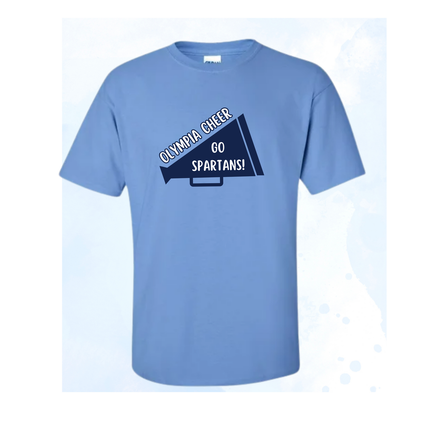 Olympia Cheer Megaphone Short Sleeve T-shirt
