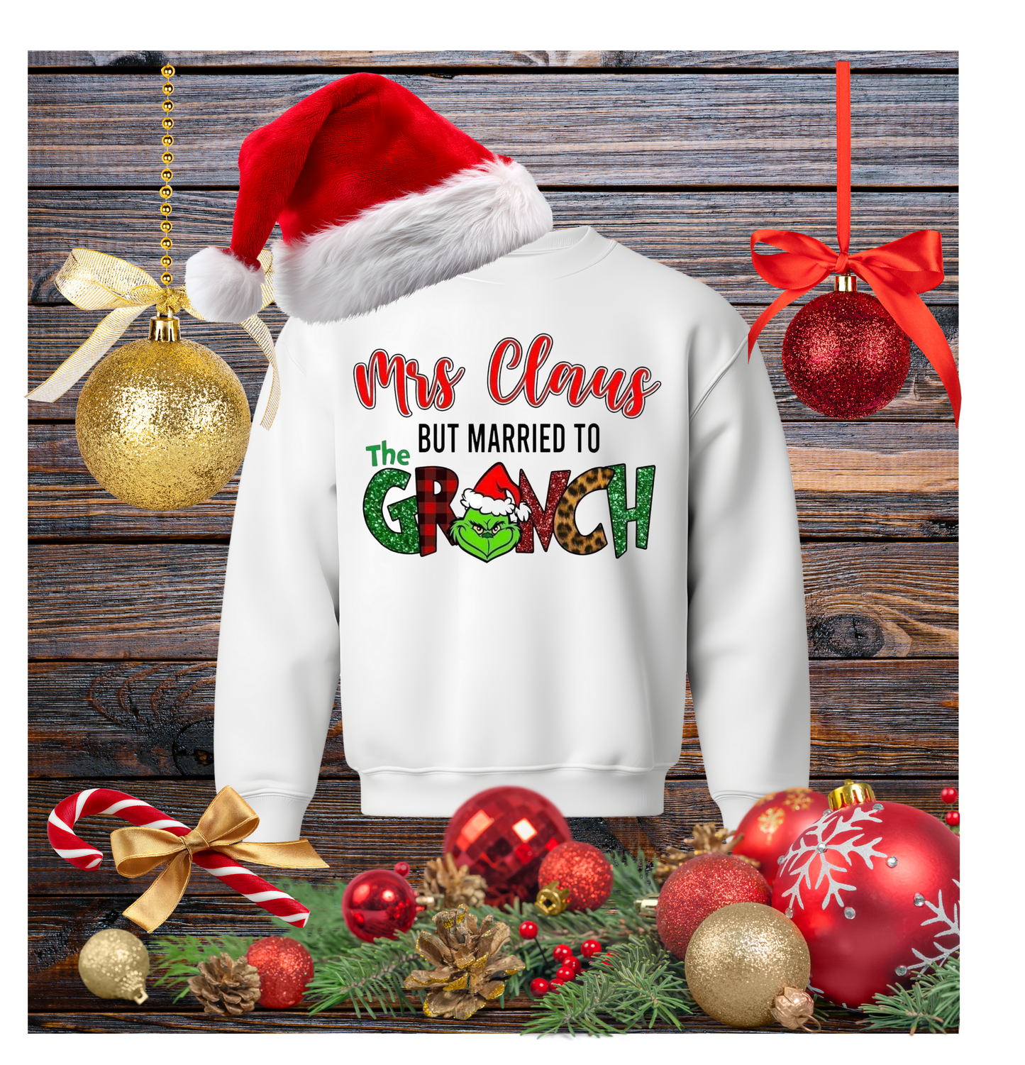 Mrs. Claus but . . . t-shirts and sweatshirts