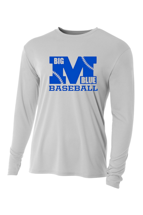 Millikin Long Sleeve M Laces Performance T-Shirt