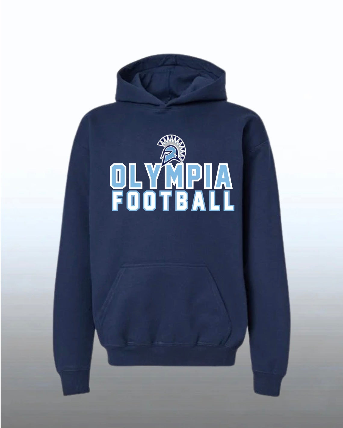 Spartan Football Hoodie (Block Design)