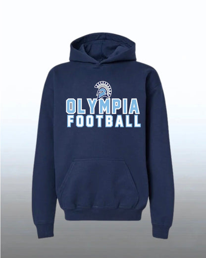 Spartan Football Hoodie (Block Design)