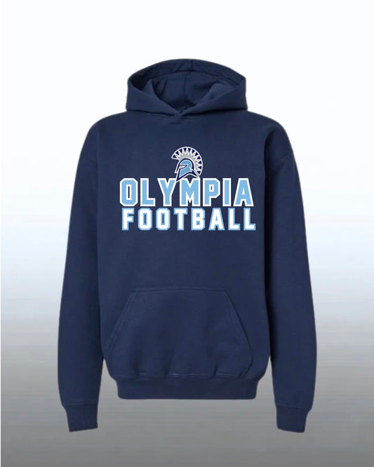 Spartan Football Hoodie (Block Design)