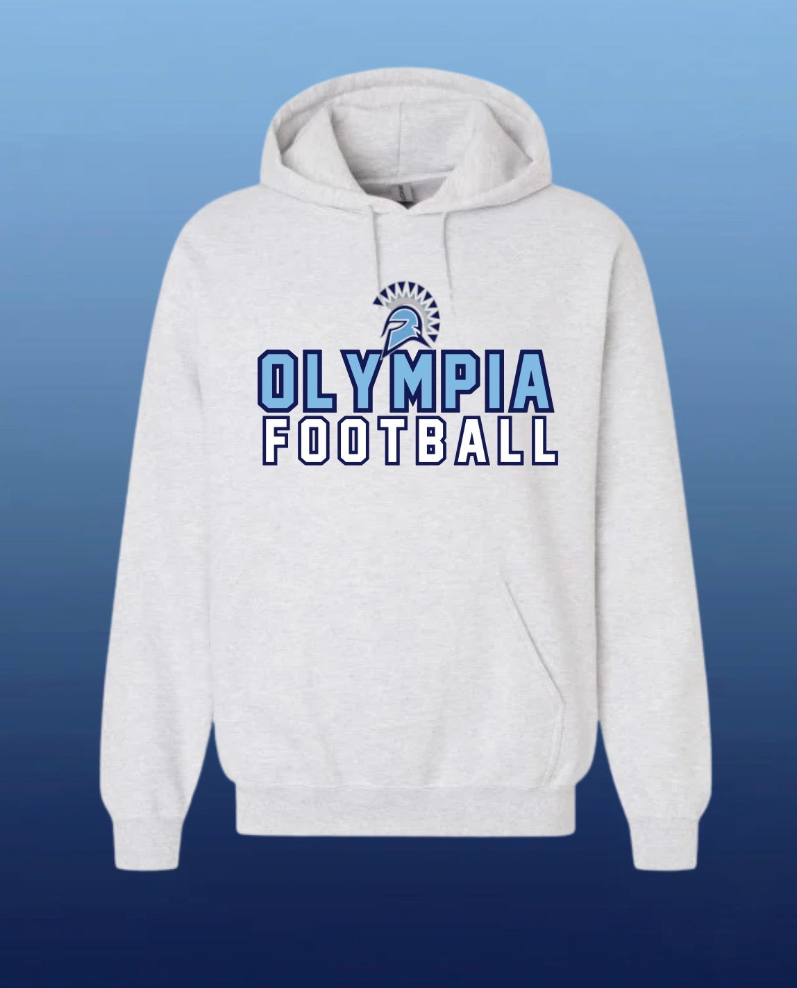 Spartan Football Hoodie (Block Design)