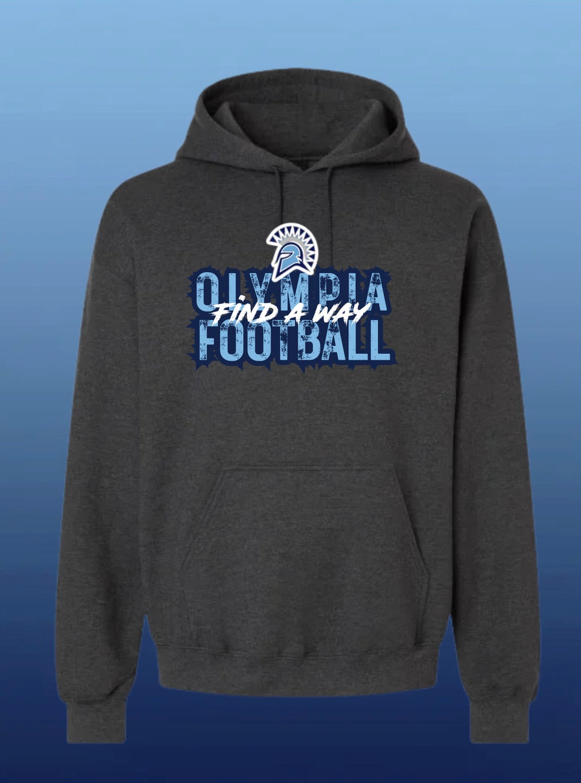 Spartan Football Hoodie (Find A Way Design)