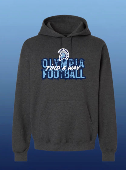 Spartan Football Hoodie (Find A Way Design)