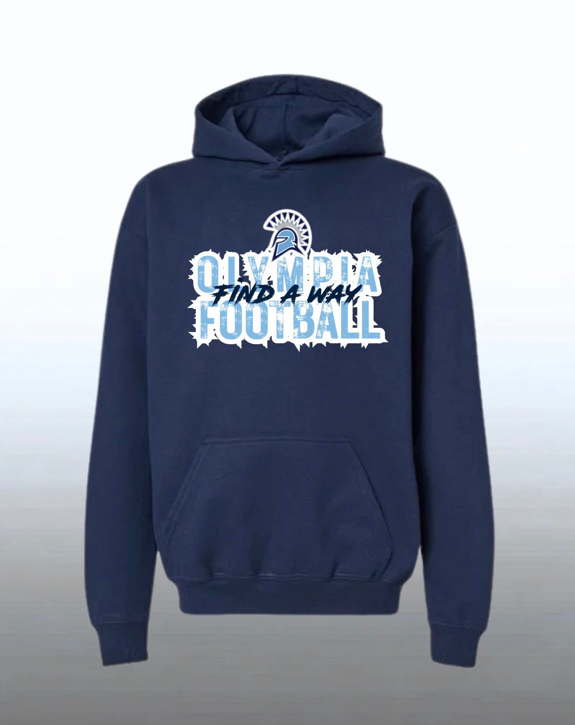 Spartan Football Hoodie (Find A Way Design)