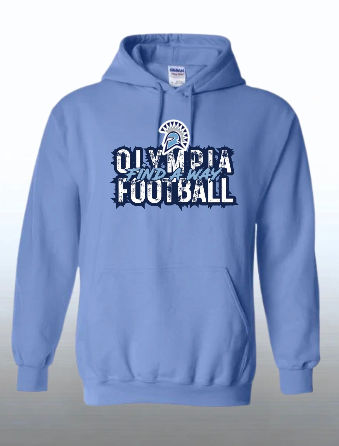 Spartan Football Hoodie (Find A Way Design)