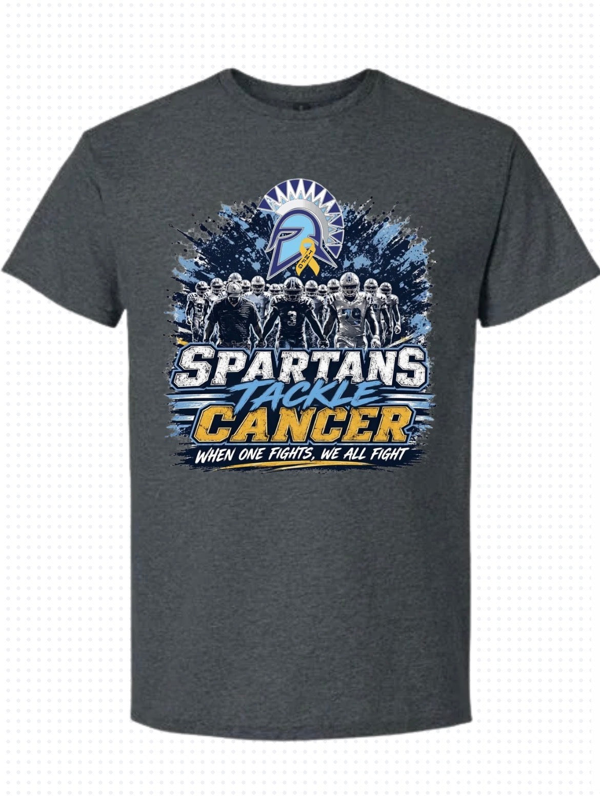 Spartans Tackle Cancer T-shirt