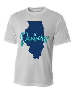 Danvers, Illinois Love t-shirt
