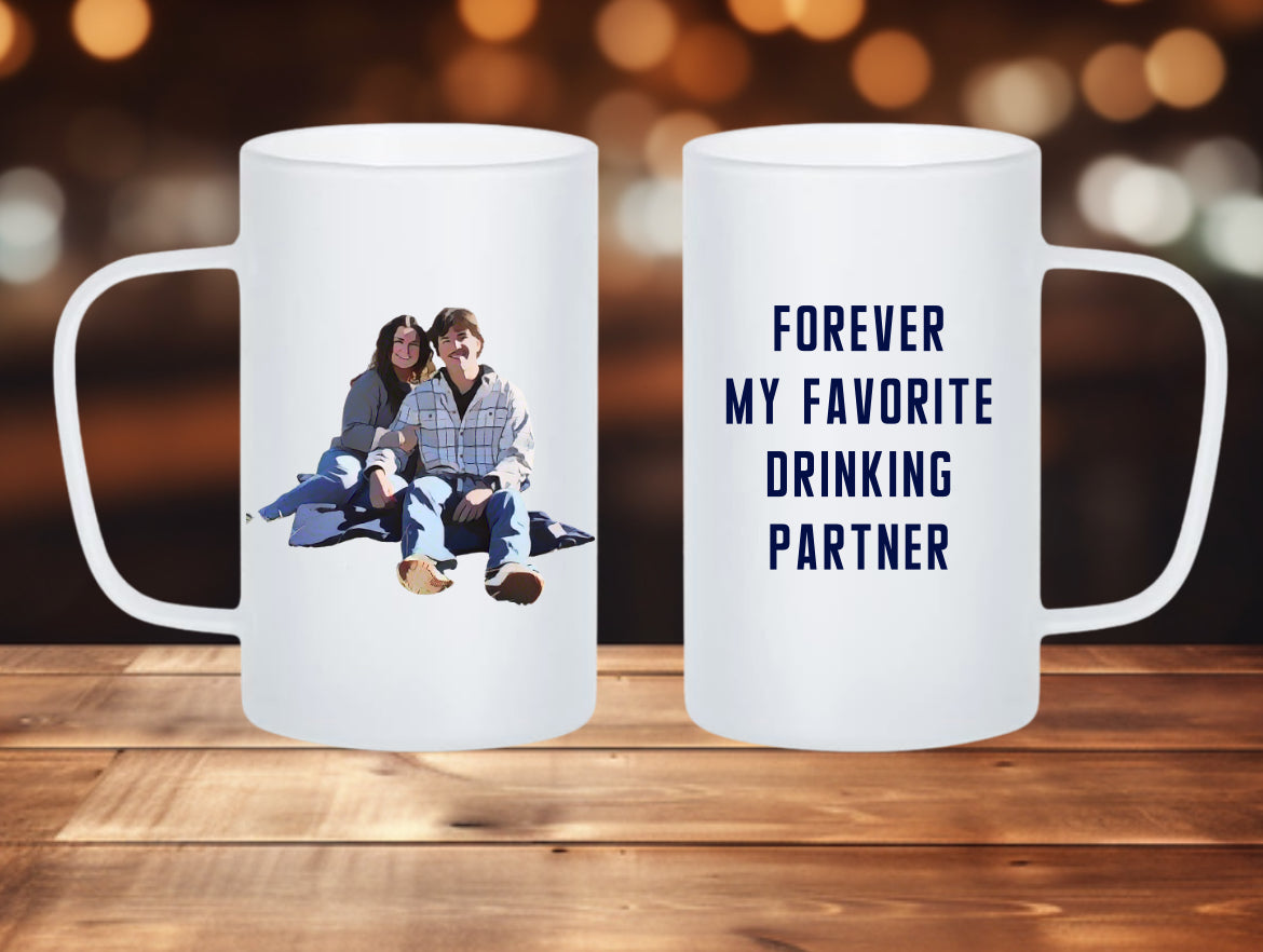VALENTINE'S DAY 18oz FROSTED BEER MUGS