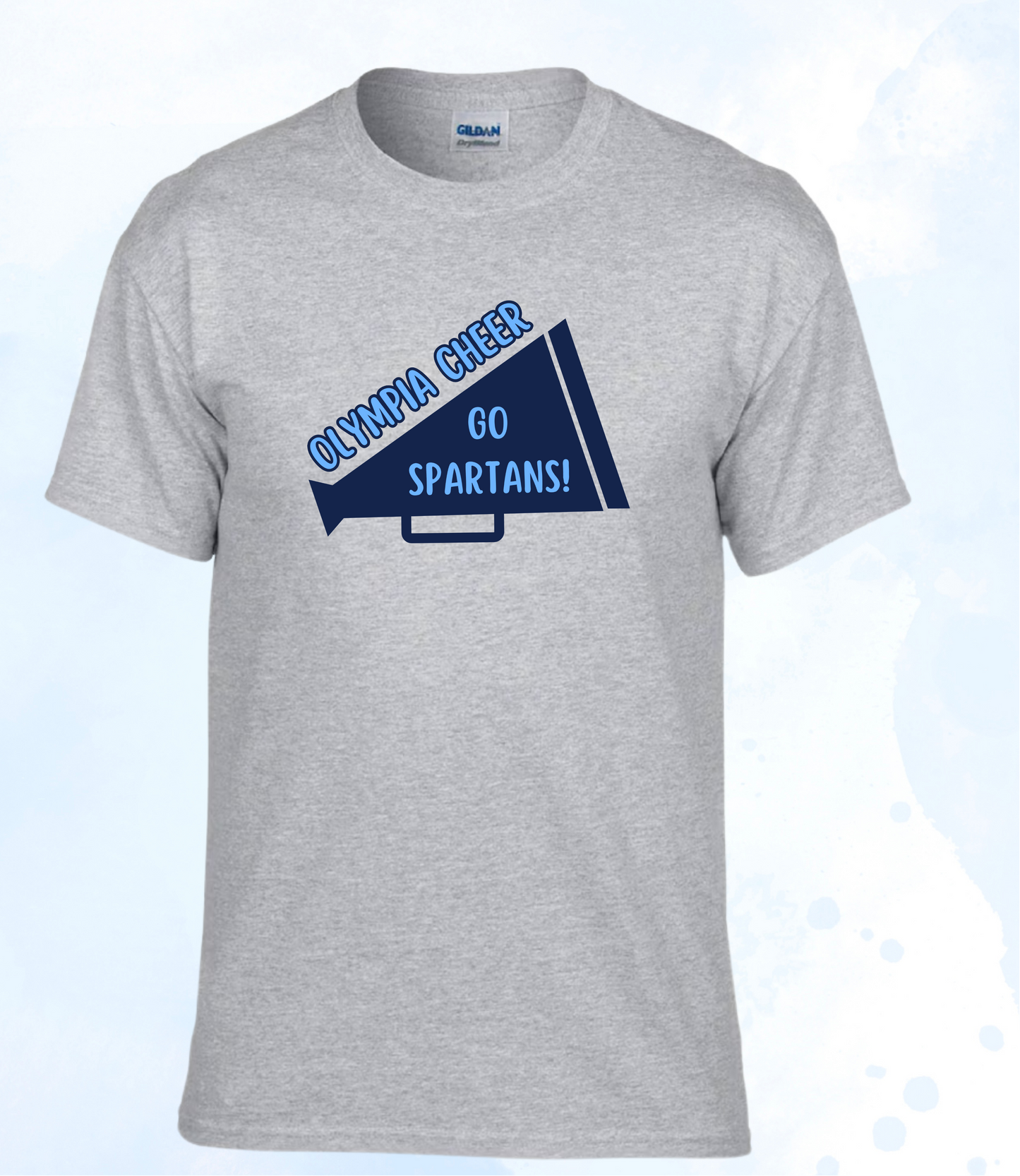 Olympia Cheer Megaphone Short Sleeve T-shirt