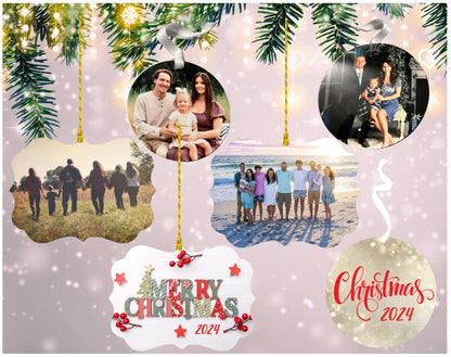 Custom Photo Ornaments