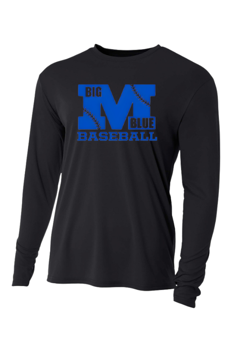 Millikin Long Sleeve M Laces Performance T-Shirt