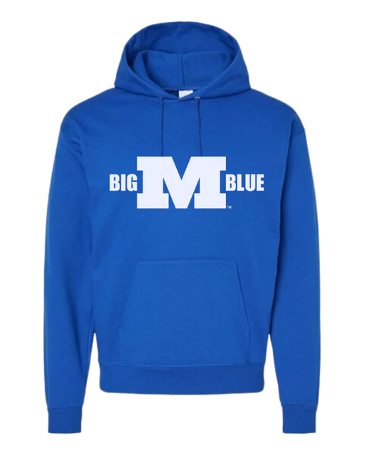 Millikin Big M Blue Hoodie