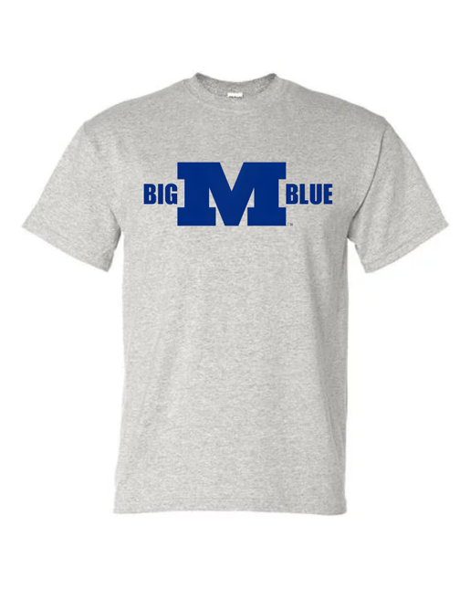 Millikin Big M Blue 50/50 T-Shirt