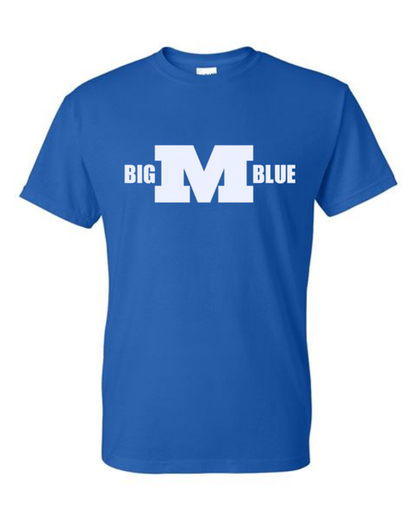 Millikin Big M Blue 50/50 T-Shirt