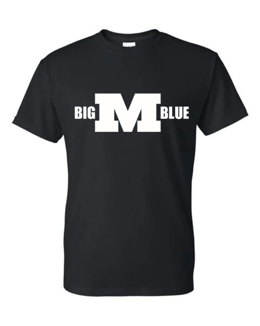 Millikin Big M Blue 50/50 T-Shirt