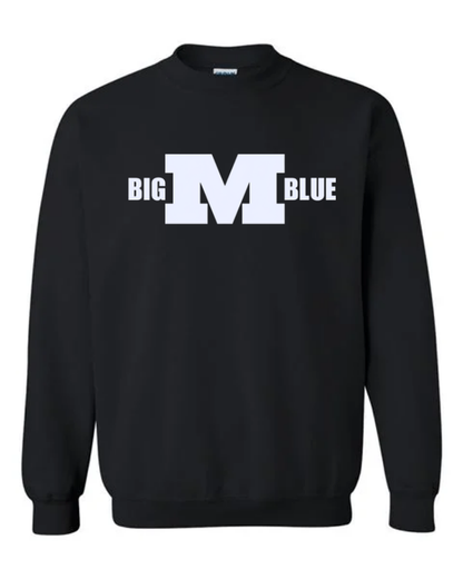 Millikin Big M Blue Crewneck Sweatshirt
