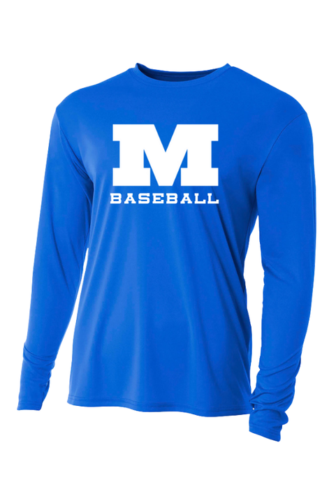 Millikin Long Sleeve Big M Performance T-Shirt