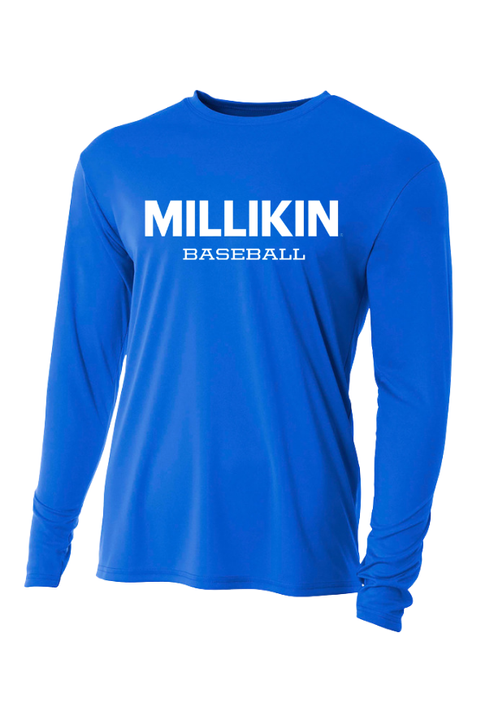 Millikin Long Sleeve Block Performance T-Shirt